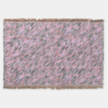 ピンクとグレーとグリーンのカモフラージュ柄の抽象画