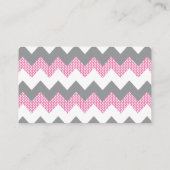 ピンクとグレーのシボロン象 | Bring a Book 名刺 (裏面)