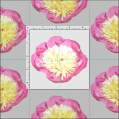 ピンクとグレーの美しいの花の牡丹鉢 ファブリック (タイル)