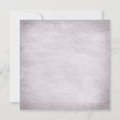 ピンクとグレーの象の結婚式の日付を保存 セーブザデート (裏面)