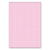 ピンクとグレーの象の赤ちゃんシャワー |座席表 テーブルナンバー (裏面)