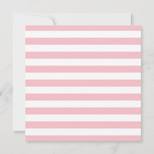 ピンクとグレーの赤航海のちゃんシャワー招待状 招待状 (裏面)