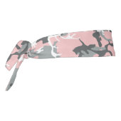 ピンクとグレーの迷彩、軍隊、陸軍 タイヘッドバンド (回転270)