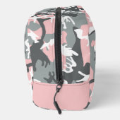 ピンクとグレーの迷彩、軍隊、陸軍 ドップキット (右)