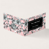 ピンクとグレーの迷彩、軍隊、陸軍 名刺 (外部)