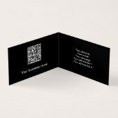 ピンクとグレーの迷彩、軍隊、陸軍 名刺 (内部)