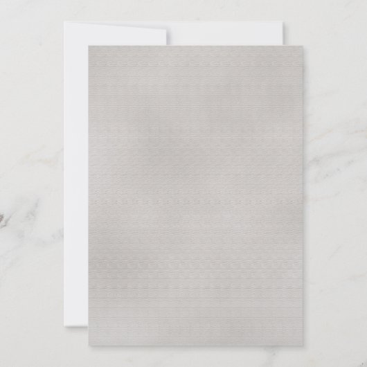 ピンクとグレーの青とピンクの結婚花 招待状 (裏面)