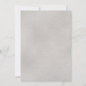 ピンクとグレーの青とピンクの結婚花 招待状 (裏面)