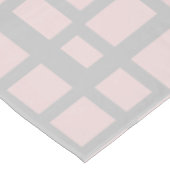 ピンクとグレーブルーパープルフローラ母の日 テーブルクロス (アングル)