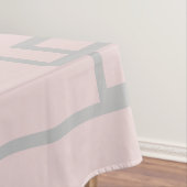 ピンクとグレーブルーパープルフローラ母の日 テーブルクロス (インサイチュ)