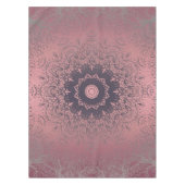 ピンクとグレー テーブルクロス (正面)