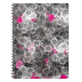 ピンクとグレー ノートブック