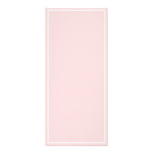 ピンクとコーラルフェミニンのロゴの価格表 ラックカード (裏面)