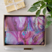 ピンクとゴールドのスパークルがかわいい花の妖精 薄葉紙 (ギフト)