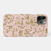 ピンクとゴールドのラメで女の子らしいモダンスプラッター Case-Mate iPhoneケース (裏面(横))