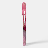 ピンクとゴールドの抽象的水彩画 Case-Mate iPhoneケース (裏面 / 左)