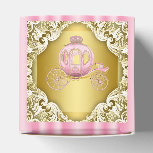 ピンクとゴールドの王女の馬車 フェイバーボックス (上部)