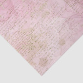 ピンクとゴールドの背景紙 薄葉紙 (詳細)