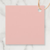 ピンクとゴールドの花柄、感謝の気持ちを伝えるタグ フェイバータグ (裏面)