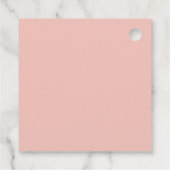 ピンクとゴールドの花柄、感謝の気持ちを表すタグ フェイバータグ (裏面)