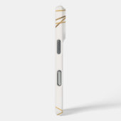 ピンクとゴールドの花芍薬フラワーグラマカスタム Case-Mate iPhoneケース (裏面 / 右)