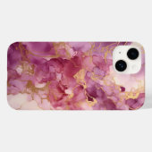 ピンクとゴールド Case-Mate iPhoneケース (裏面 (横))