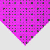 ピンクとサイ数々のズの水玉模様 薄葉紙 (詳細)