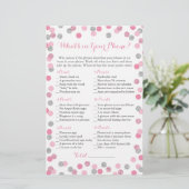 ピンクとシルバーのグリッターあなたの電話ゲームの何が (スタンド正面)