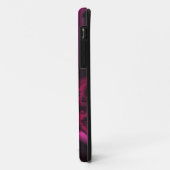 ピンクとシルバーのフラクタル電話ケース Case-Mate iPhoneケース (裏面/左)