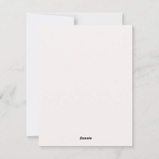 ピンクとシルバーの水彩画のかぼちゃ シーズンカード (裏面)