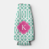 ピンクとシーフォームのトレリス |ボトルクール ボトルクーラー (正面)