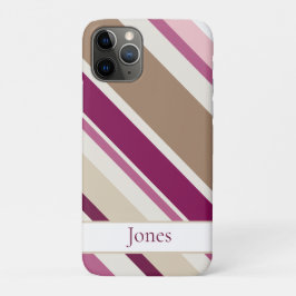 ピンクとタン iPhone 11 PROケース