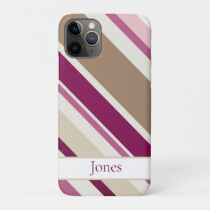 ピンクとタン iPhone 11 PROケース