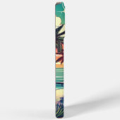 ピンクとターコイズ楽園 |ビーチアート Case-Mate iPhoneケース (裏面 / 右)