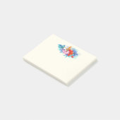 ピンクとターコイズ ポストイット (アングル)