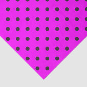 ピンクとダークグレーの水玉模様 薄葉紙 (詳細)