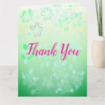 ピンクとティール（緑がかった色）グリーンフローラ