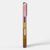 ピンクとテラコッタボホ幾何ストライプ的な名前 Case-Mate iPhoneケース (裏面 / 右)