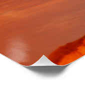 ピンクとナイトスカイぼやけポスターの下の山 ポスター (コーナー)