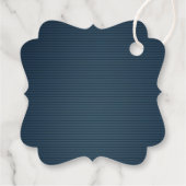 ピンクとネイビーの感謝してい花よ フェイバータグ (裏面)