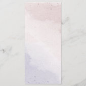 ピンクとネイビーの花ボタニ結婚ーズ メニュー (裏面)