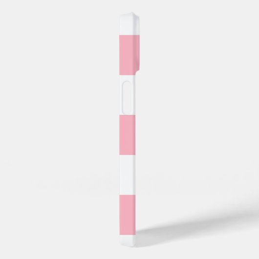 ピンクとネイビーブルーのいかりとストライプパターン Case-Mate iPhoneケース (裏面 / 右)