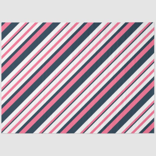 ピンクとネイビー航海のシリーズデザイン10 薄葉紙 (正面)