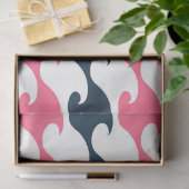 ピンクとネイビー航海のシリーズデザイン11 薄葉紙 (ギフト)