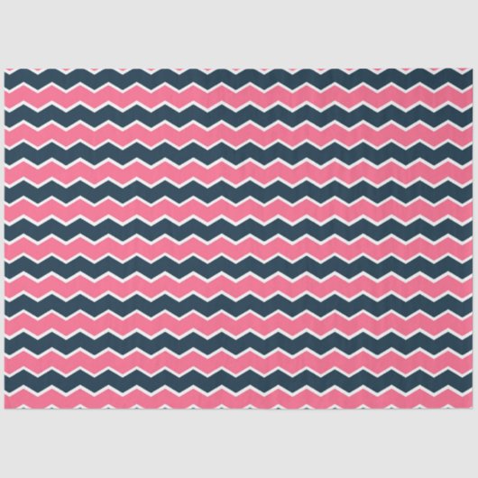 ピンクとネイビー航海のシリーズデザイン1 薄葉紙 (正面)