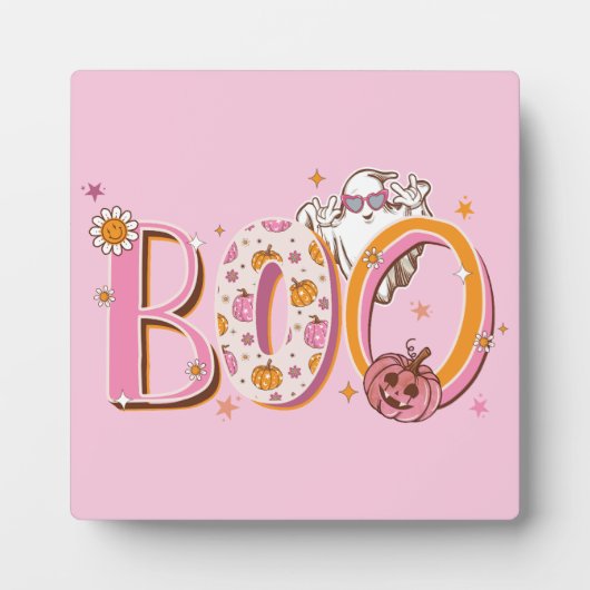 ピンクとハ名門私立校風のロウィーン フォトプラーク (正面)