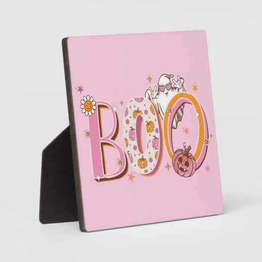 ピンクとハ名門私立校風のロウィーン フォトプラーク (正面)