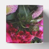 ピンクとバイオレットの花束の写真 フェイバーボックス (上部)