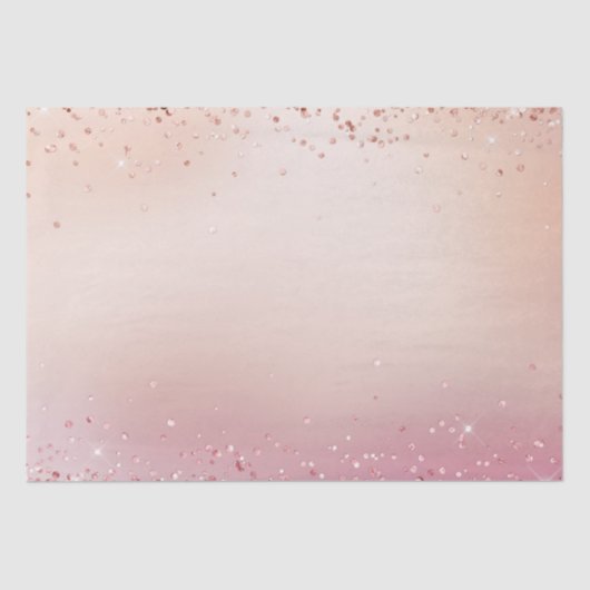 ピンクとバラの輝きグラデーション 薄葉紙 (正面)