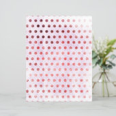 ピンクとバラの金ゴールド斑点紙 (スタンド正面)